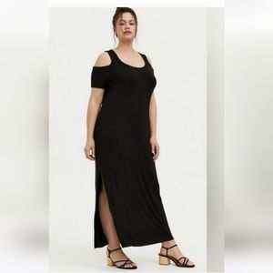 Torrid Black Jersey Maxi Dress